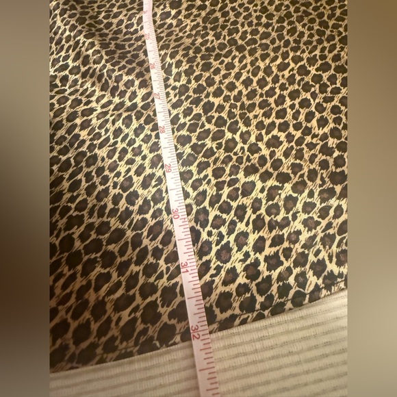 Leopard Print Satin Slip Dress L Silky Nightie Cami Lingerie Sleepwear Large - Picture 6 of 7